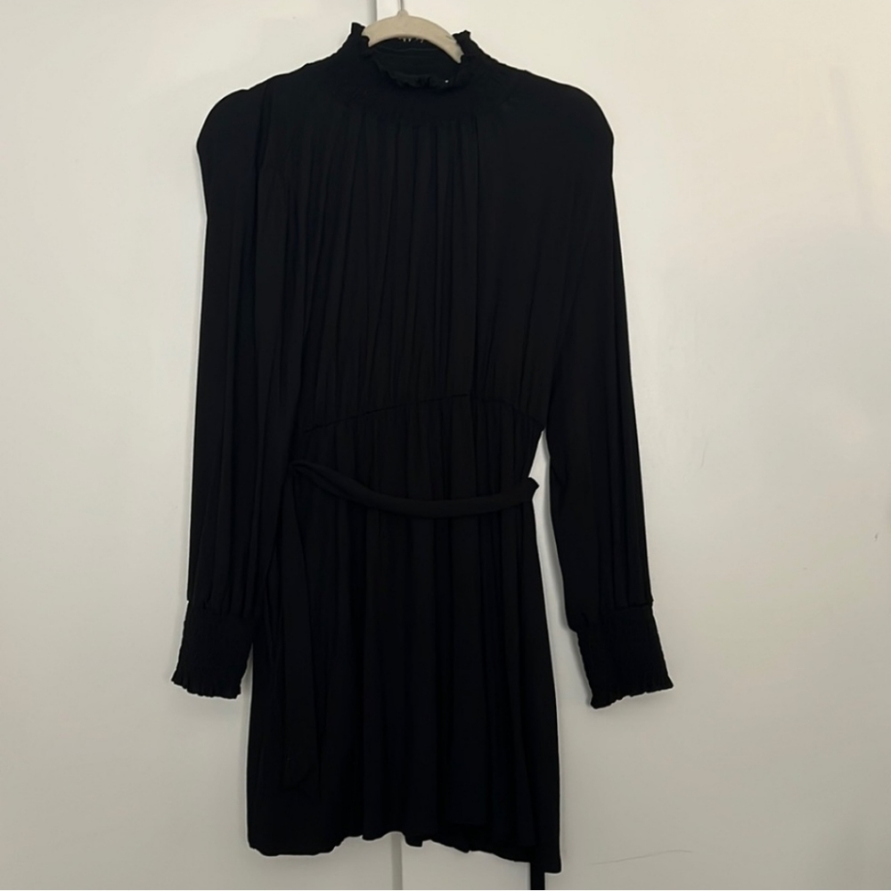 Foxblood Nina High Neck Dress